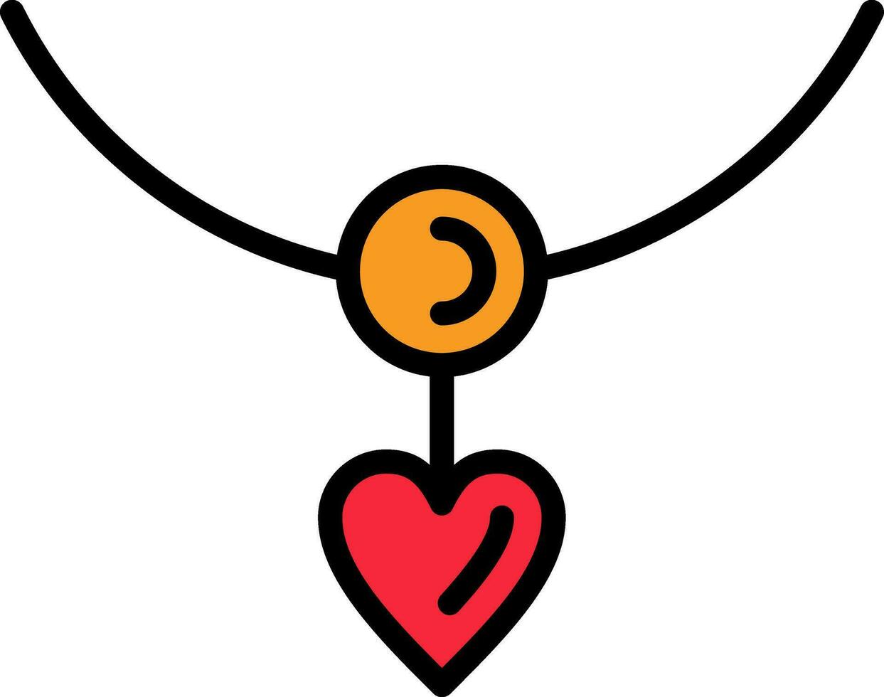 diseño de icono de vector de collar