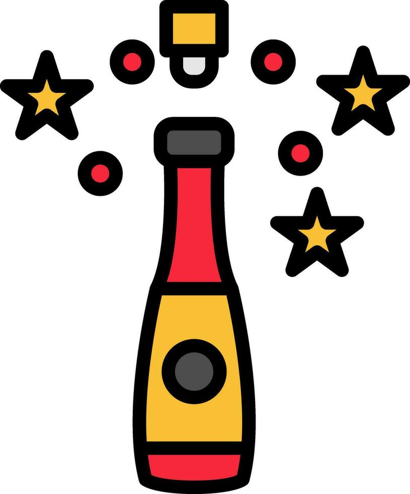 Champagne Vector Icon Design