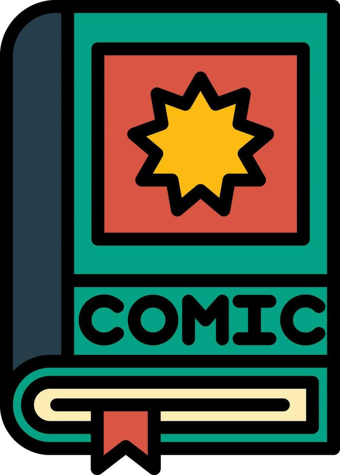 Comic book Vector Icon Design