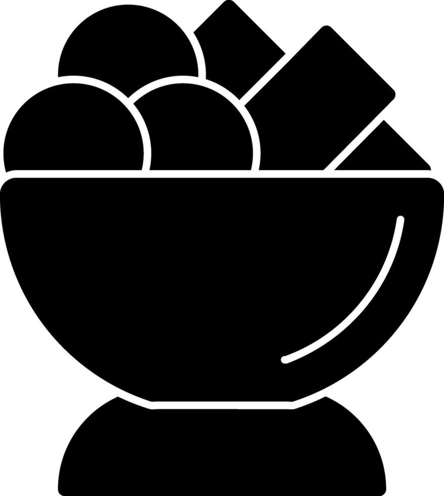 moules patatas fritas vector icono diseño