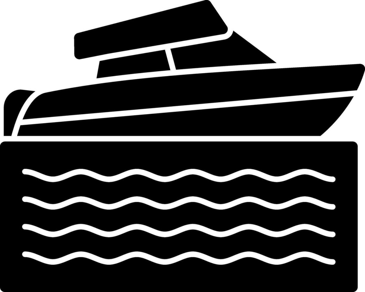 Speed boat Vector Icon Design