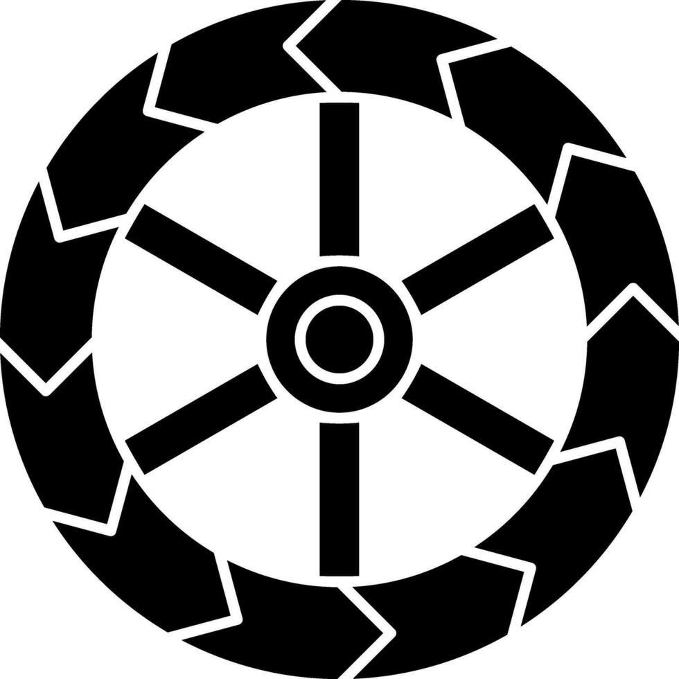 Wheels Vector Icon Design
