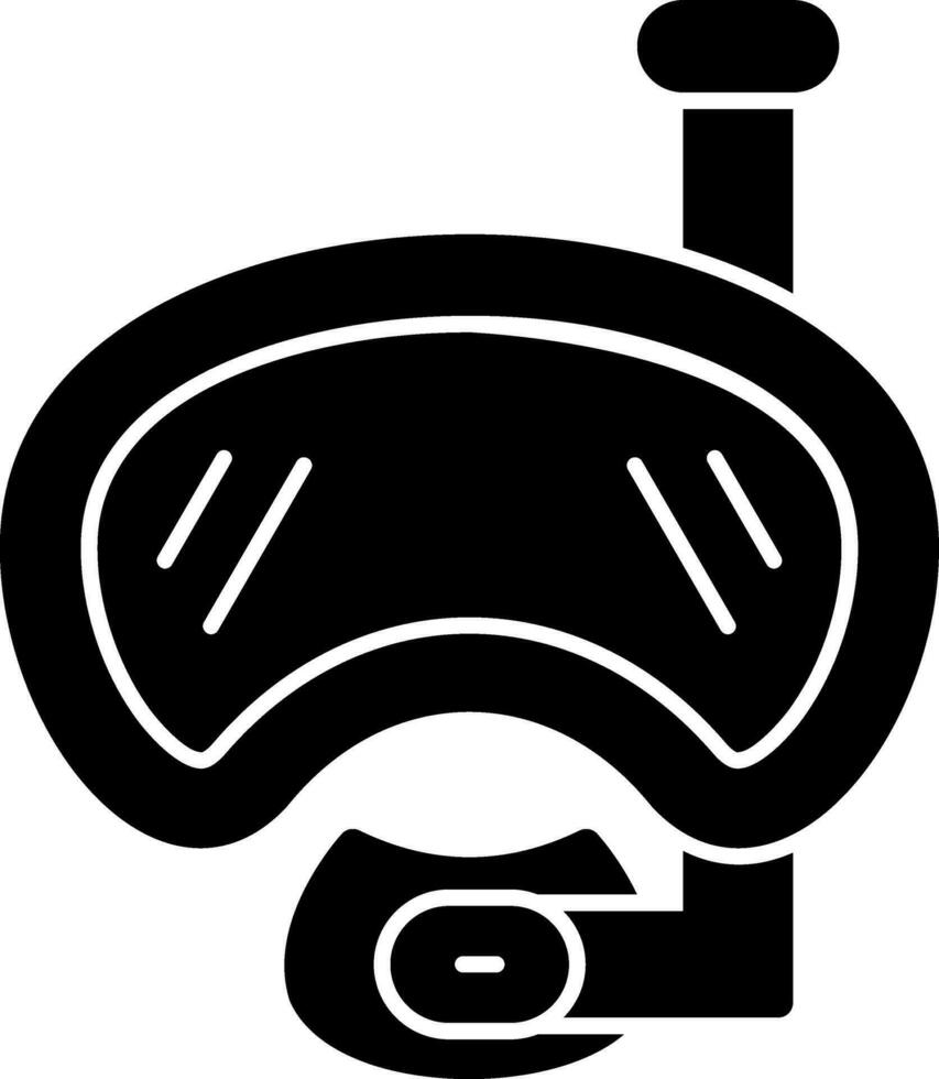 Diving mask Vector Icon Design