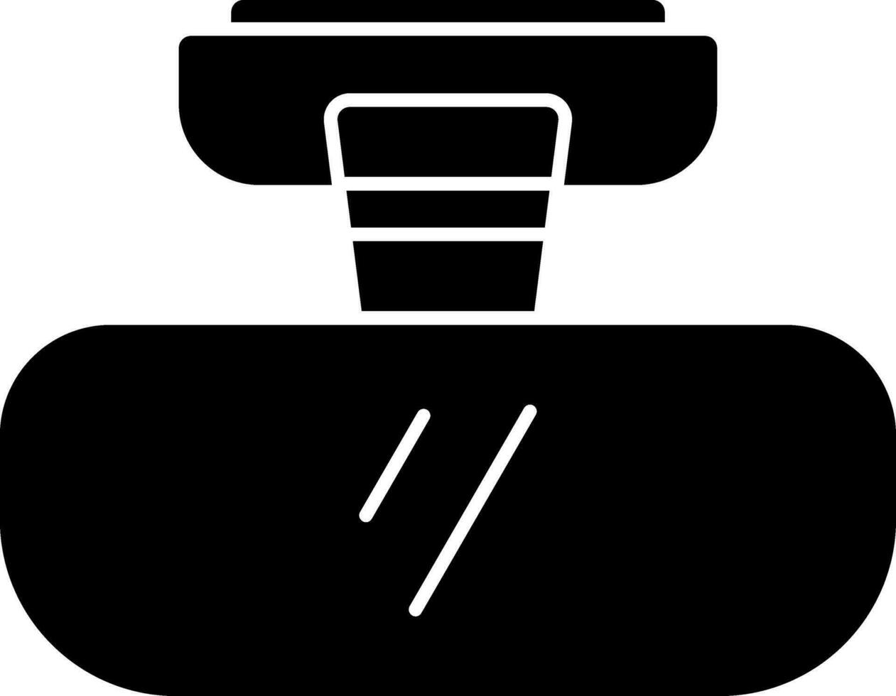 Rearview mirror Vector Icon Design