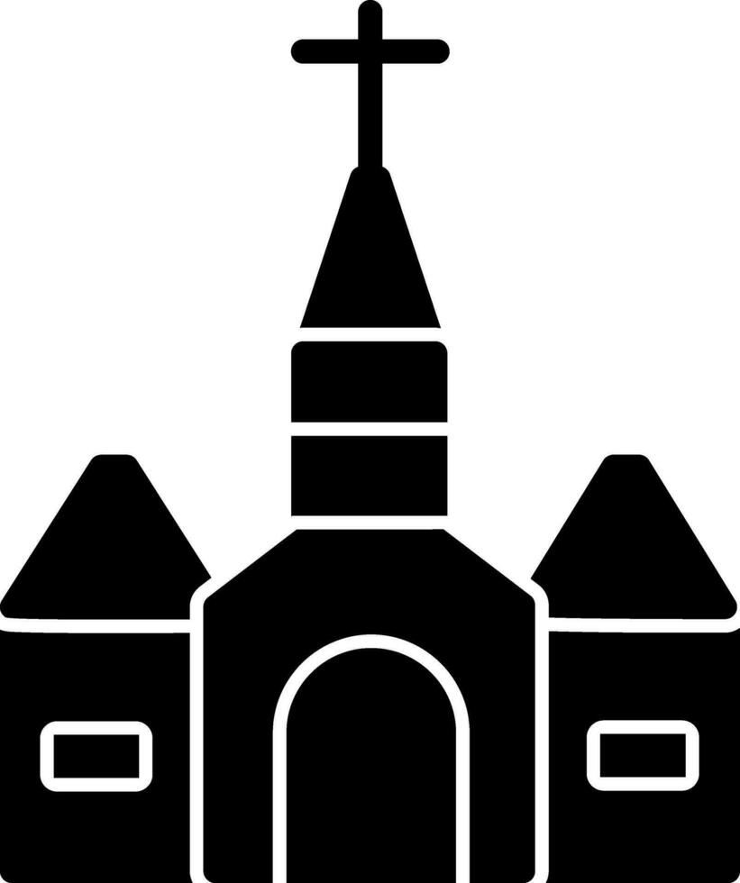 catedral vector icono diseño