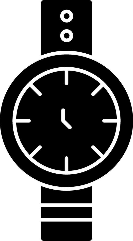 diseño de icono de vector de reloj de pulsera