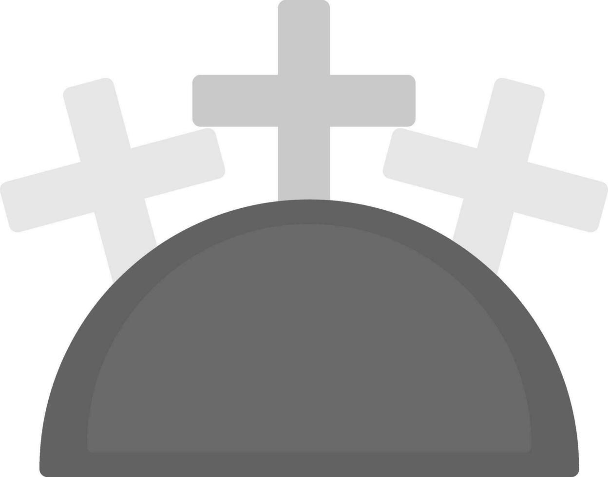 diseño de icono de vector de cementerio