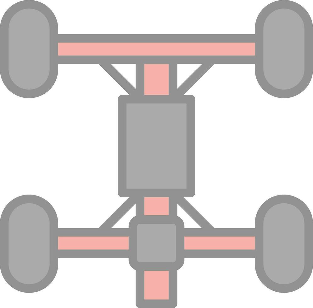 chasis vector icono diseño