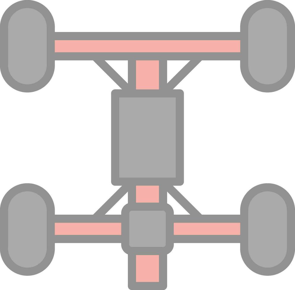 Chassis Vector Icon Design