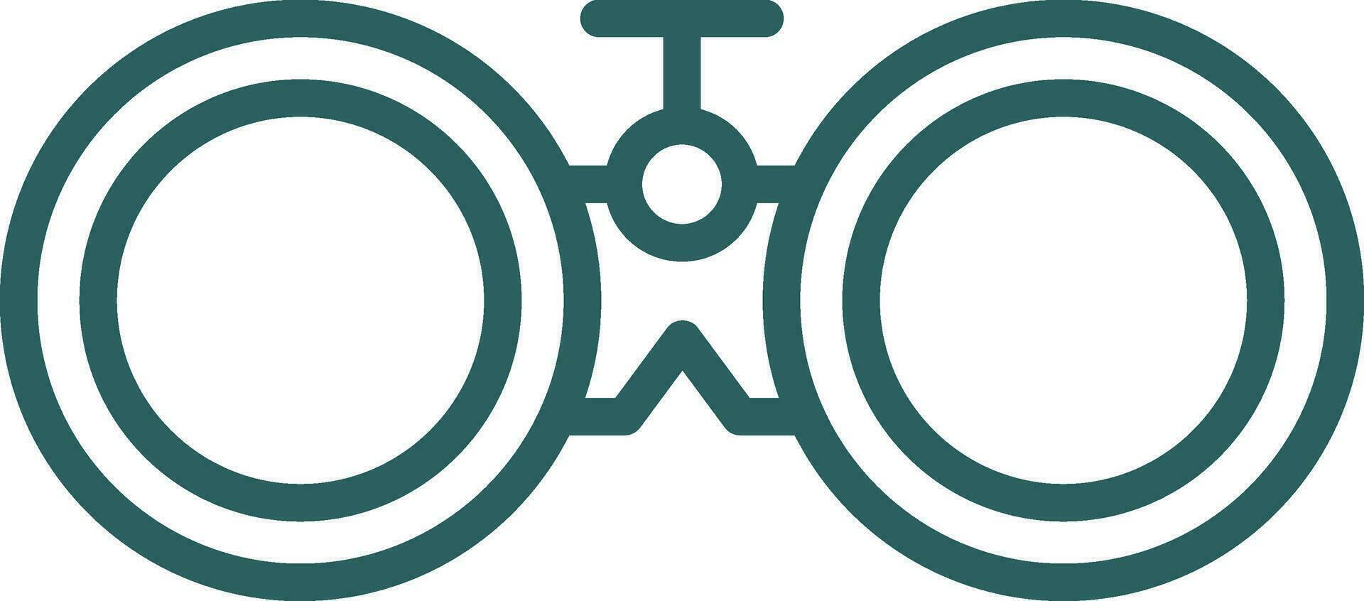 Binoculars Vector Icon Design