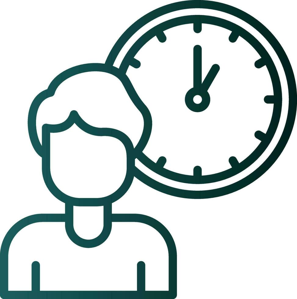 Working hours Vector Icon Design