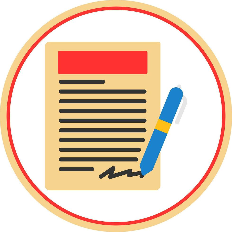 Agreement Vector Icon Design