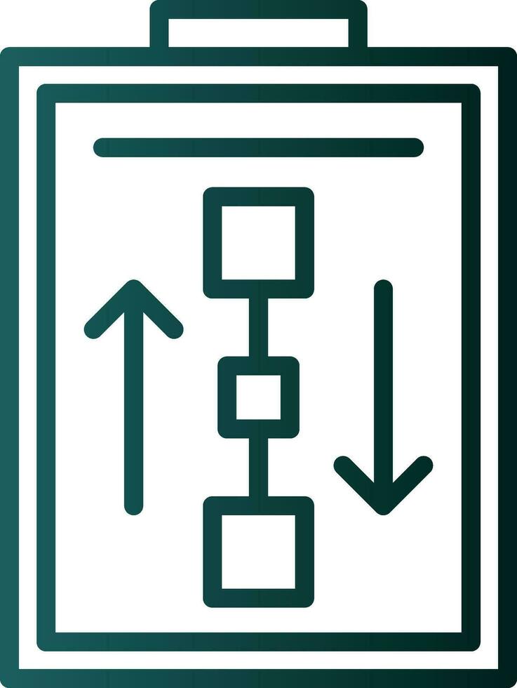 Workflow Vector Icon Design