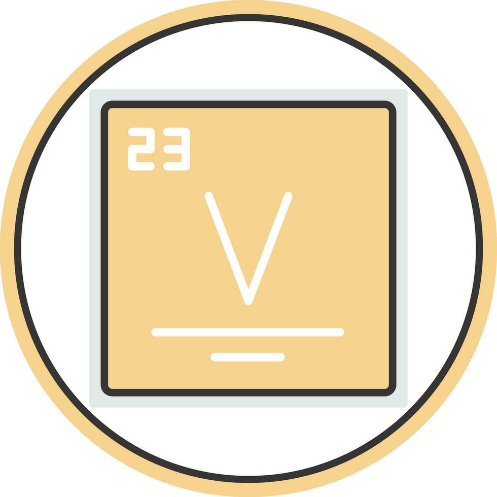 vanadio vector icono diseño