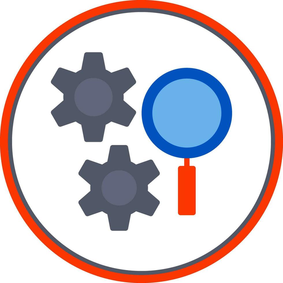 Search engine Vector Icon Design