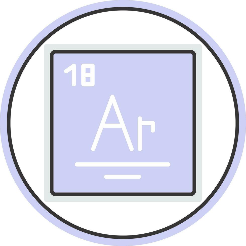 Argon Vector Icon Design