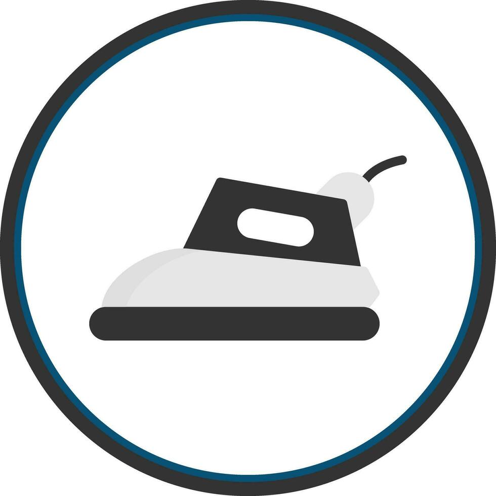 Electric iron Vector Icon Design