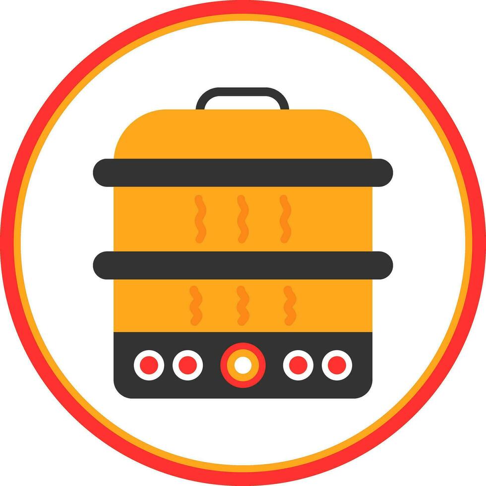 Steamer Vector Icon Design