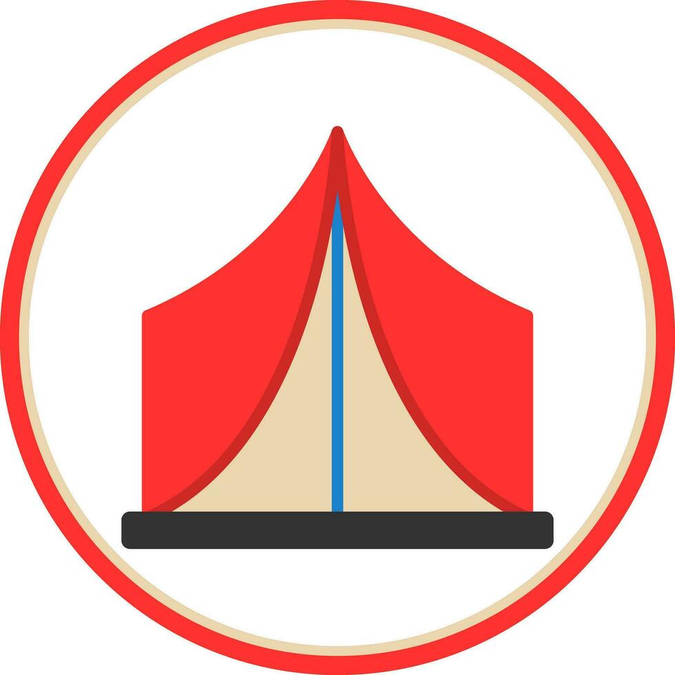 Tent Vector Icon Design