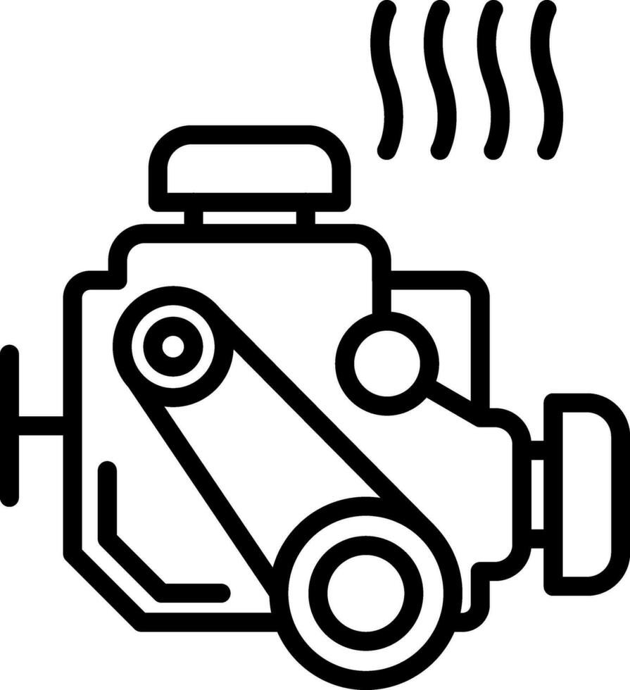 diseño de icono de vector de motor