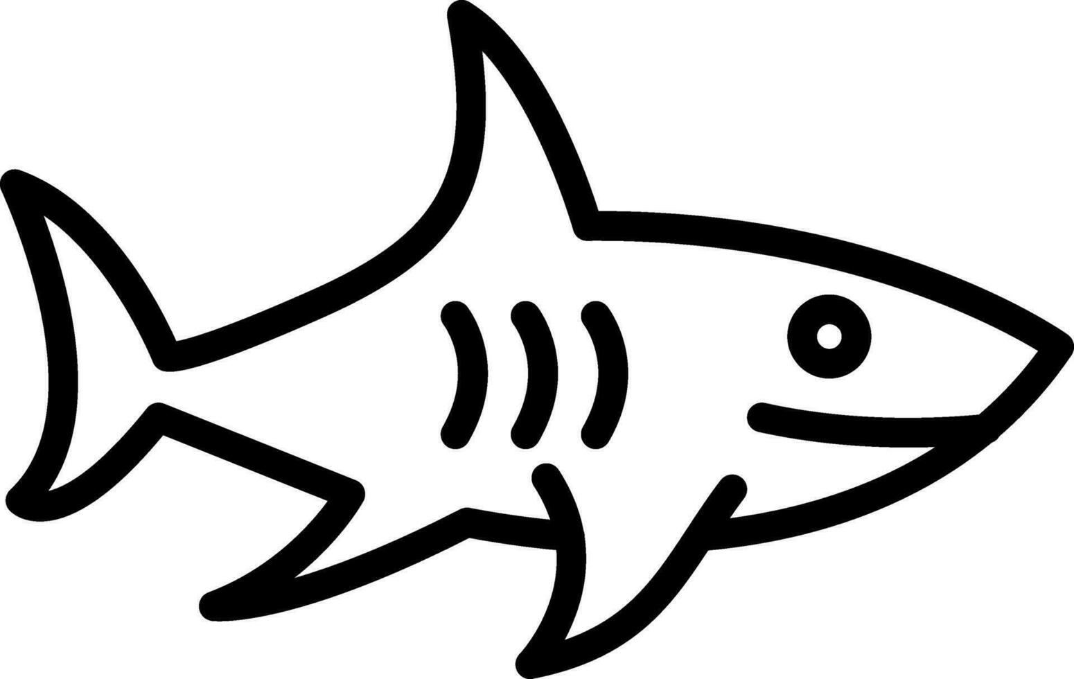 Shark Vector Icon Design