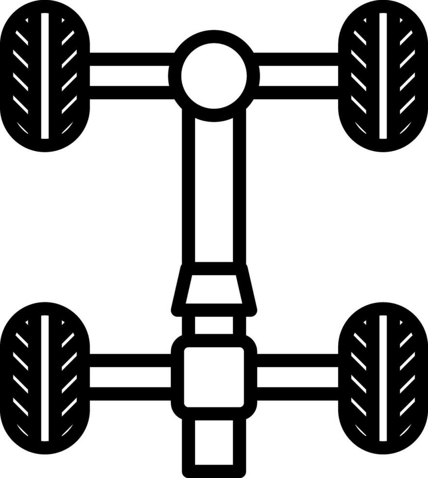 Chassis Vector Icon Design