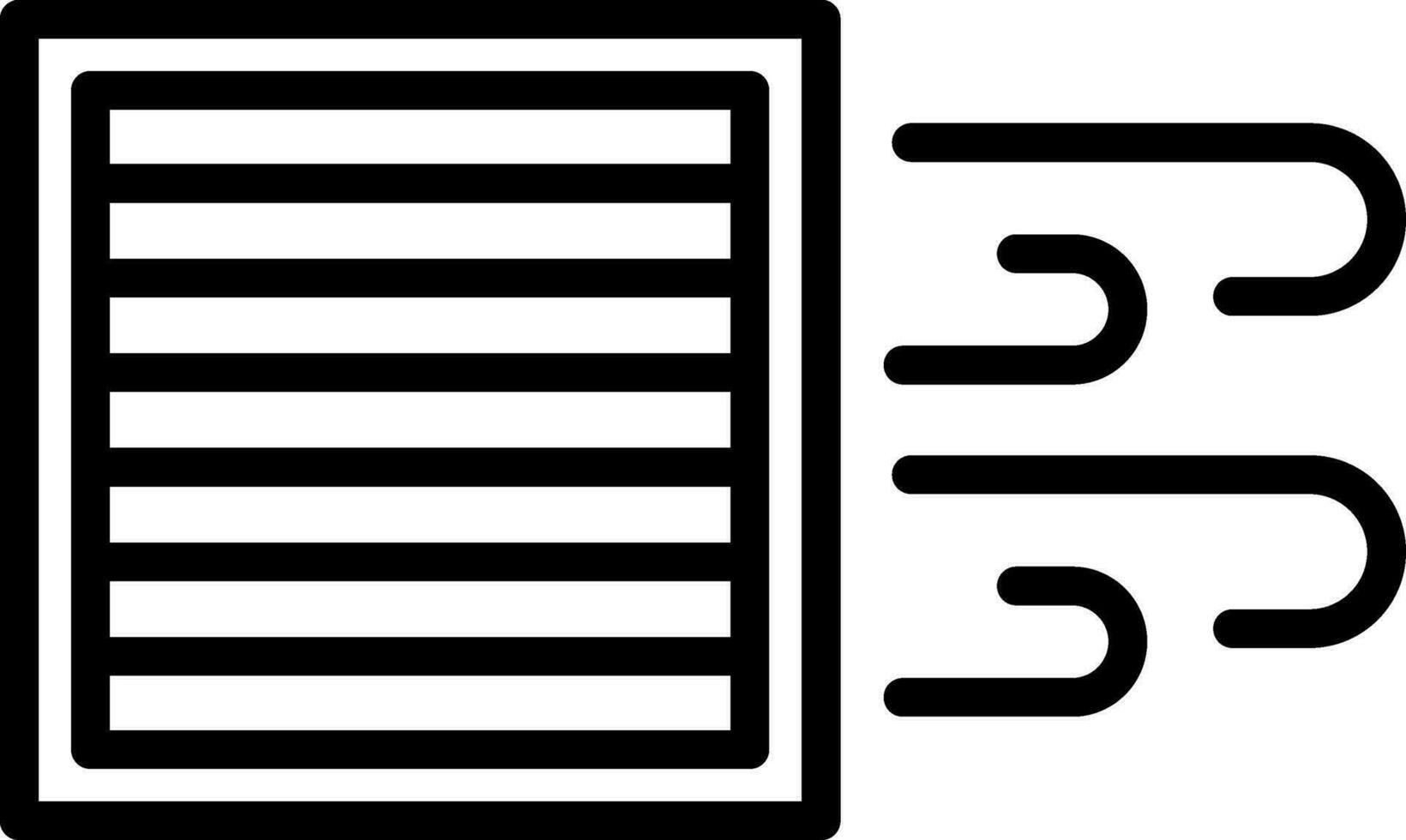 Air filter Vector Icon Design