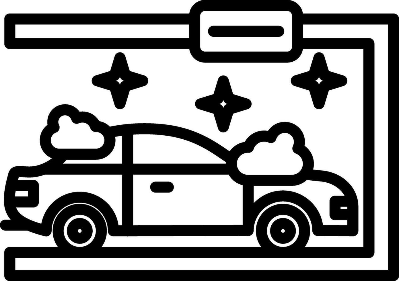 Car painting Vector Icon Design