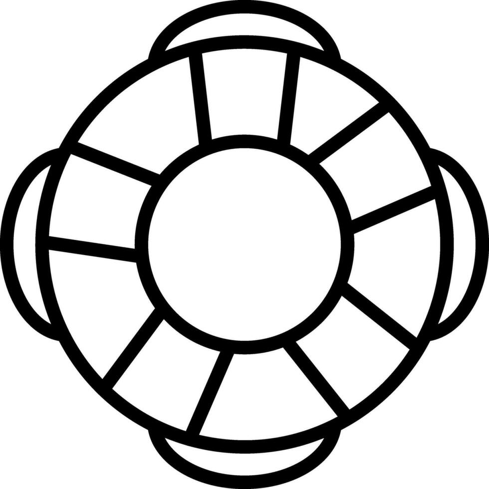 Lifebelt Vector Icon Design