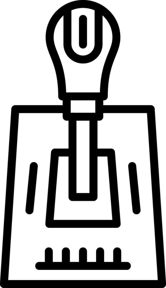 Gearshift Vector Icon Design