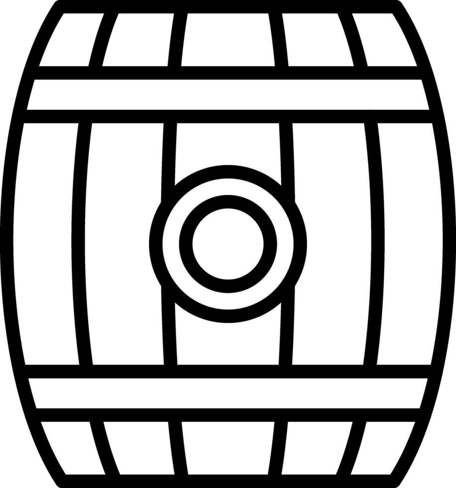 Barrel Vector Icon Design