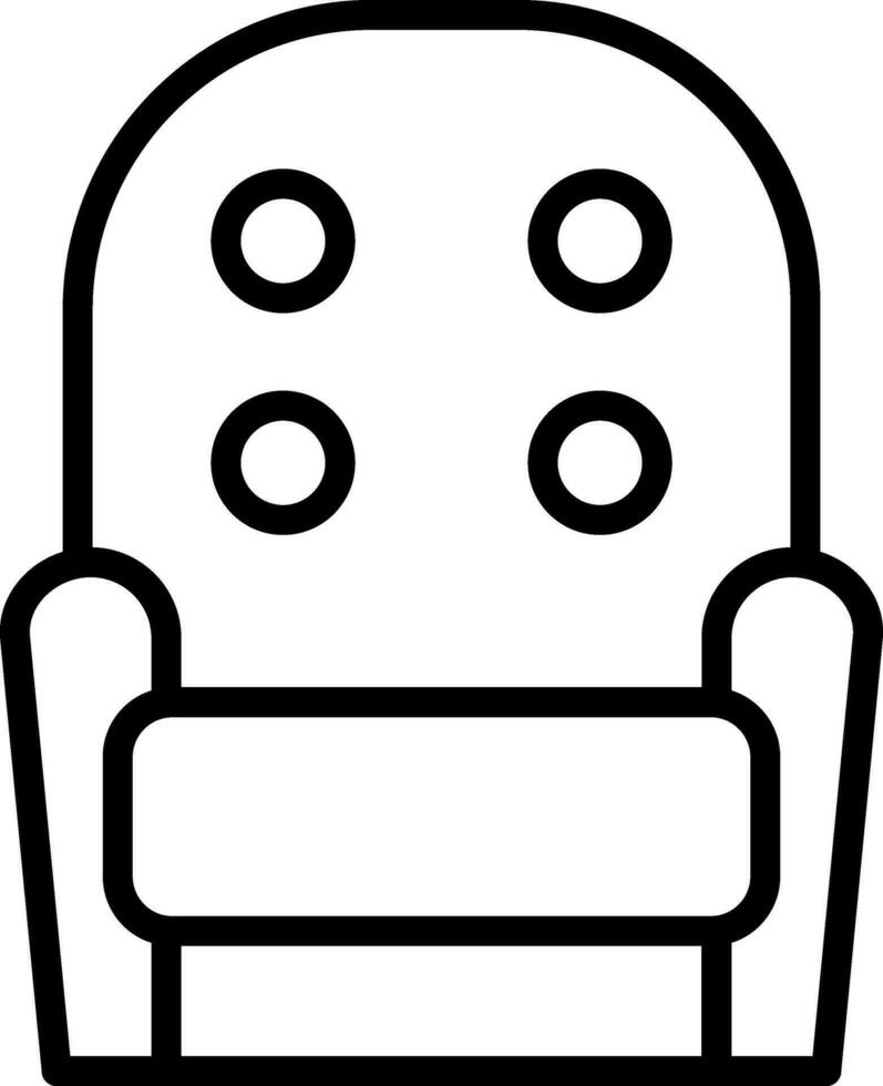 Amchair Vector Icon Design