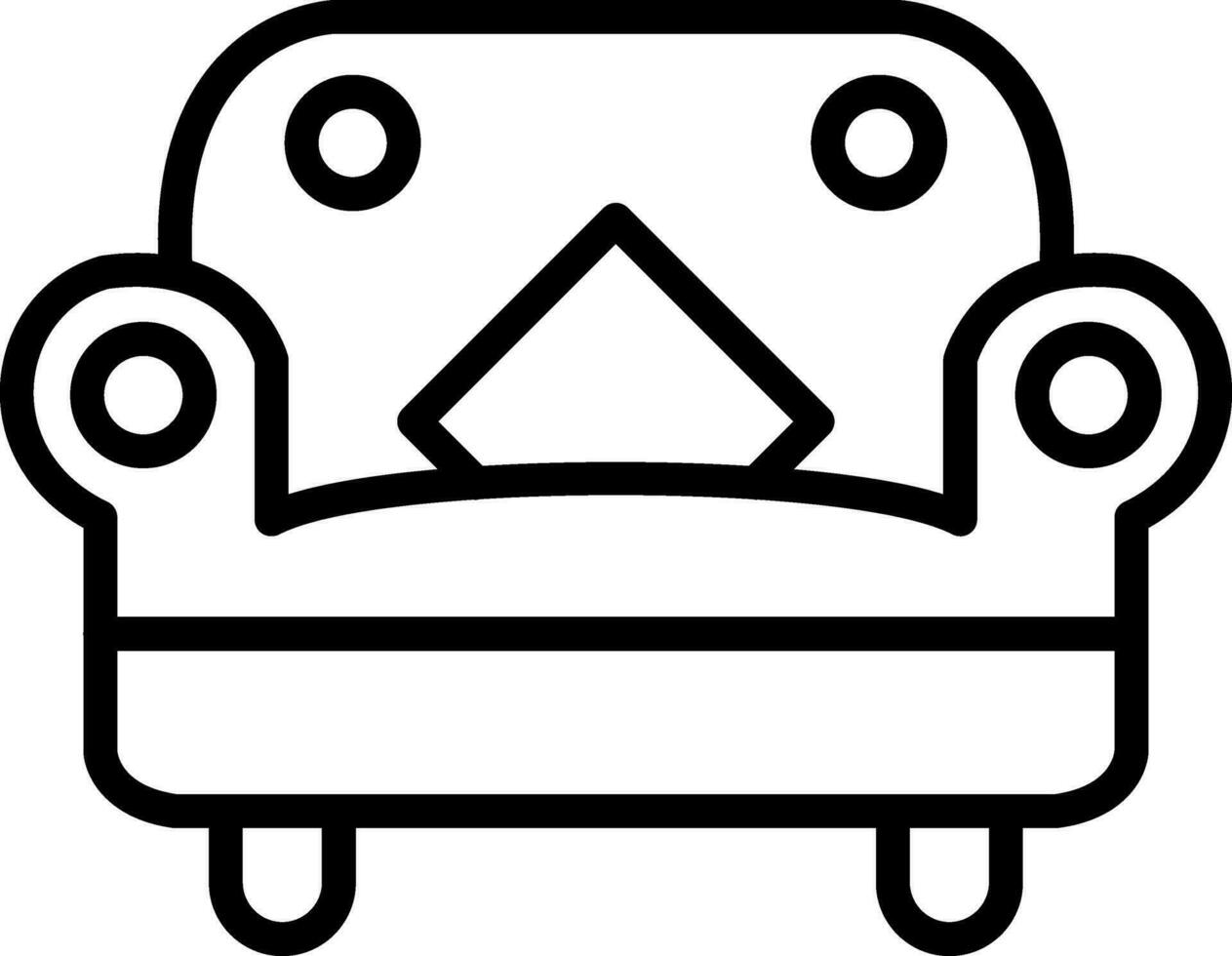 Sofa Vector Icon Design