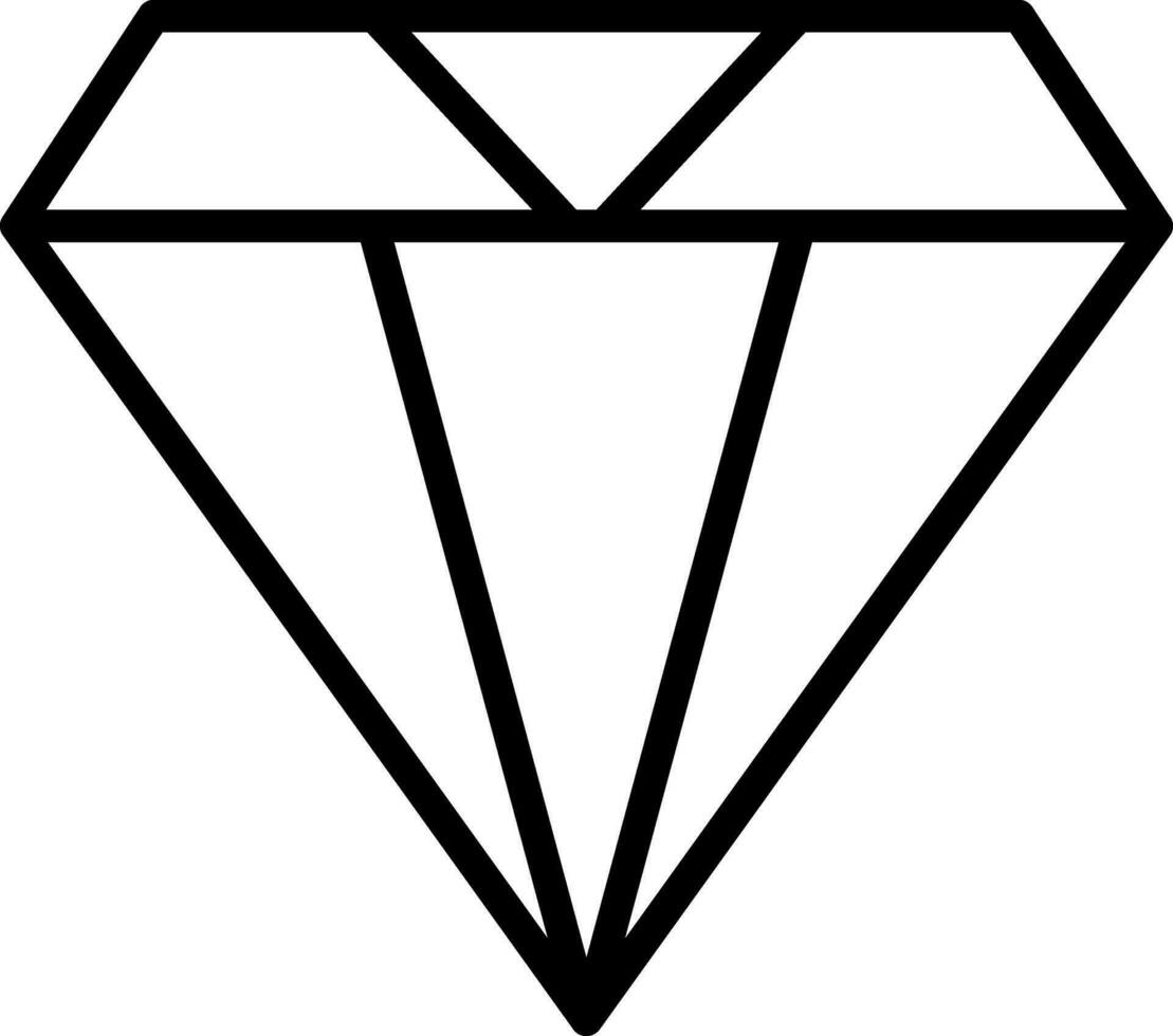 diseño de icono de vector de diamante