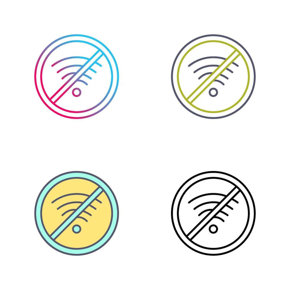 No Wifi Vector Icon