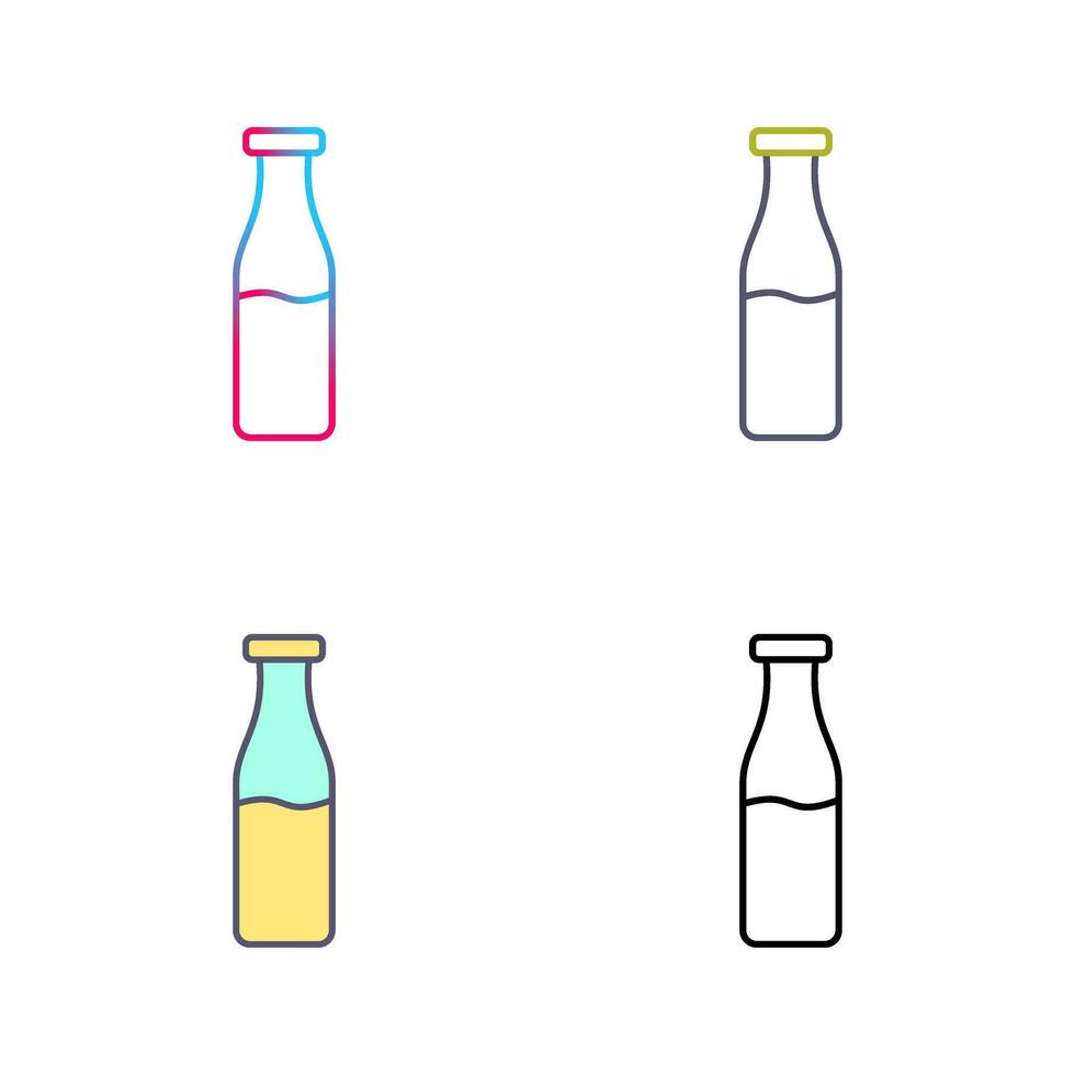 Milk Bottle Vector Icon