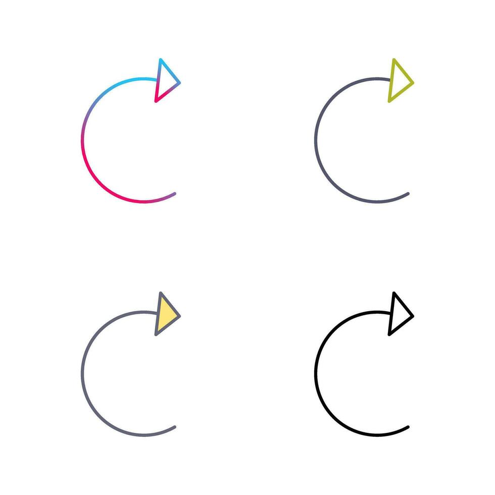 Unique Reload Vector Icon