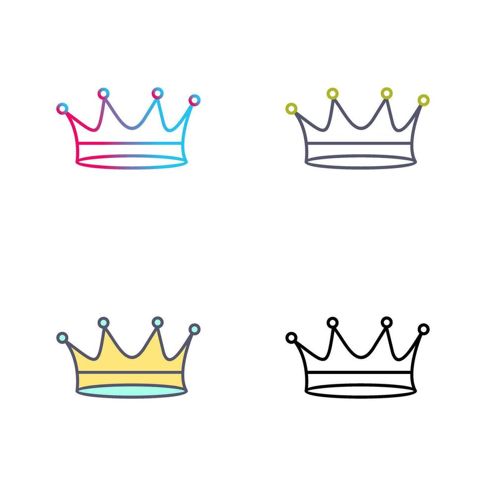 King Crown Vector Icon