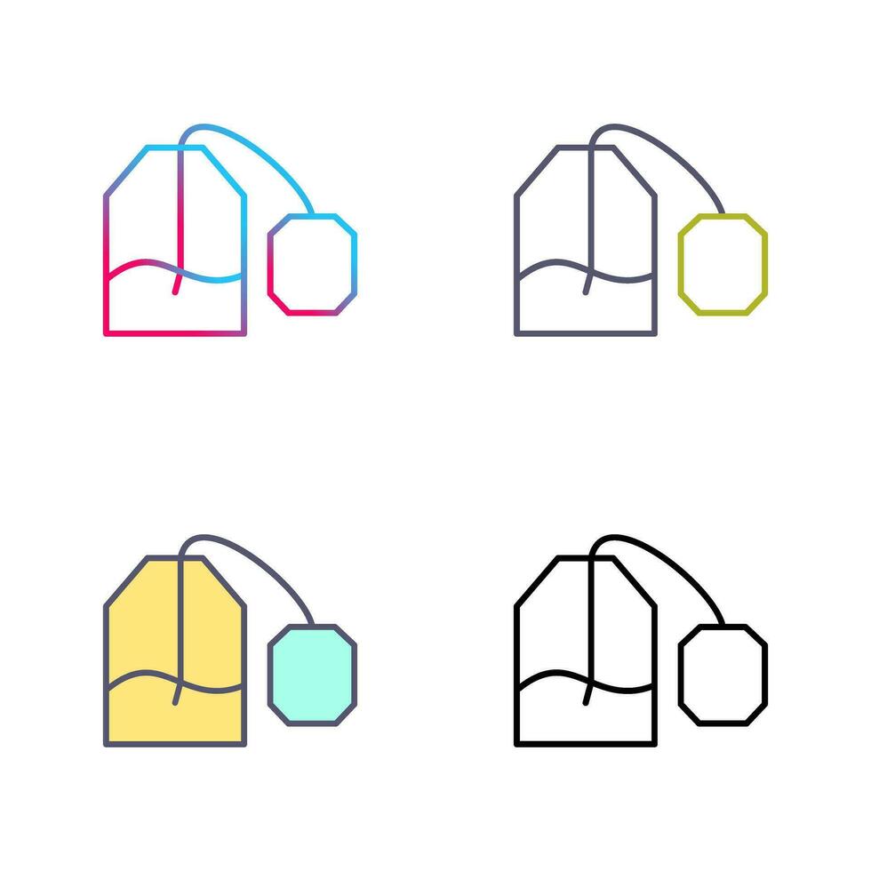 Tea Bag Vector Icon