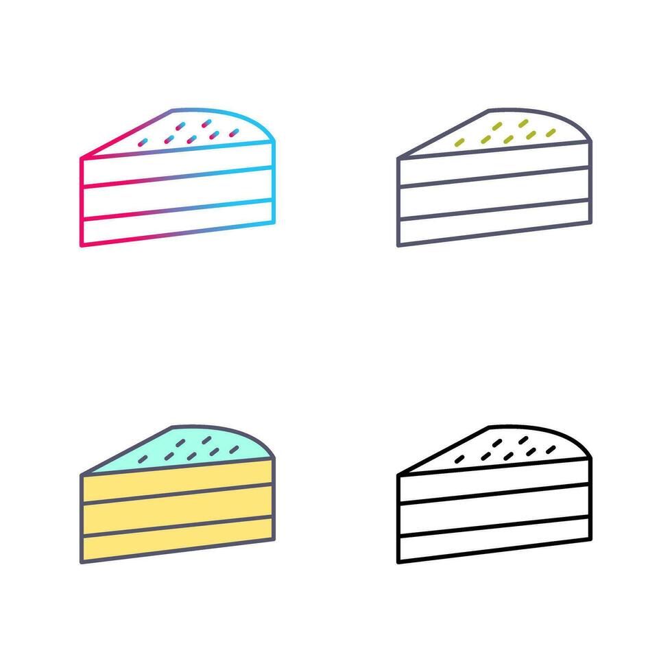 Cake Slice Vector Icon