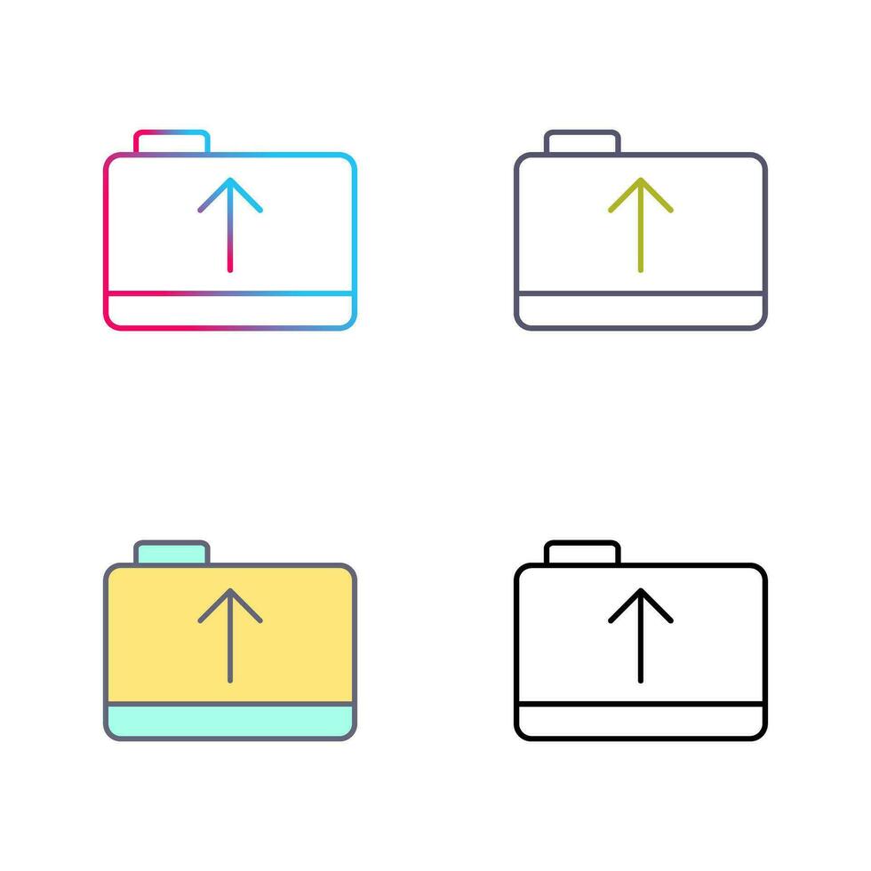 Unique Folder Vector Icon