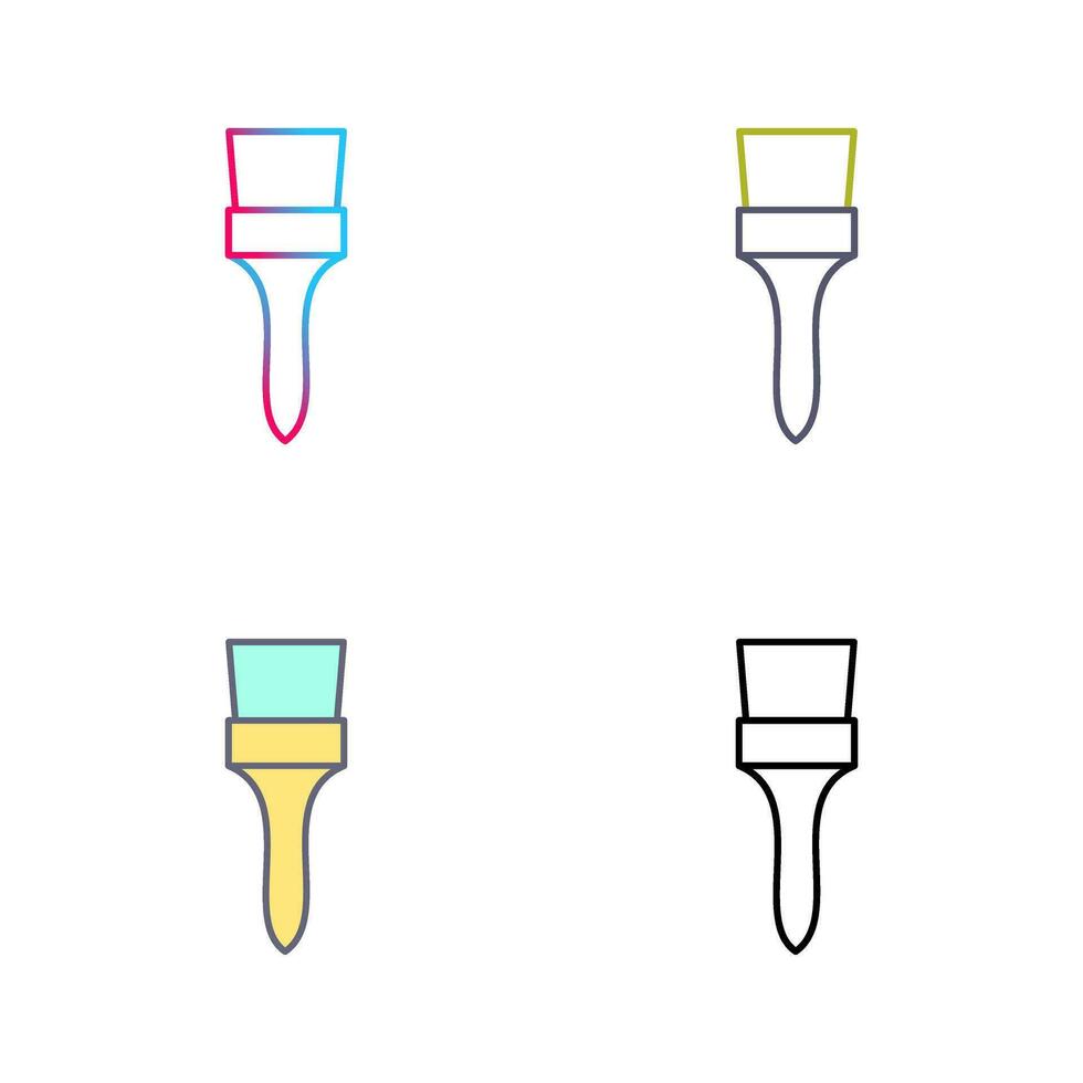 Unique Brush Vector Icon