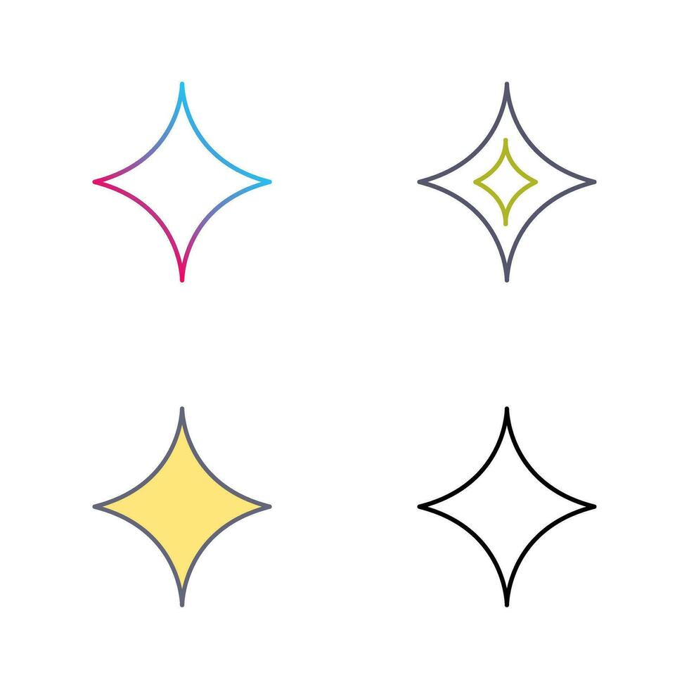 Unique Diamond Vector Icon