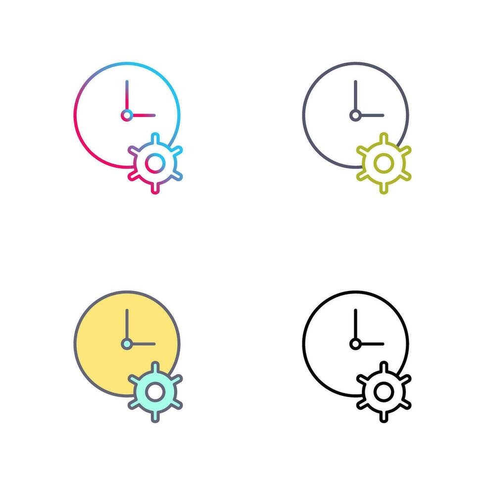 Unique Time Optimization Vector Icon