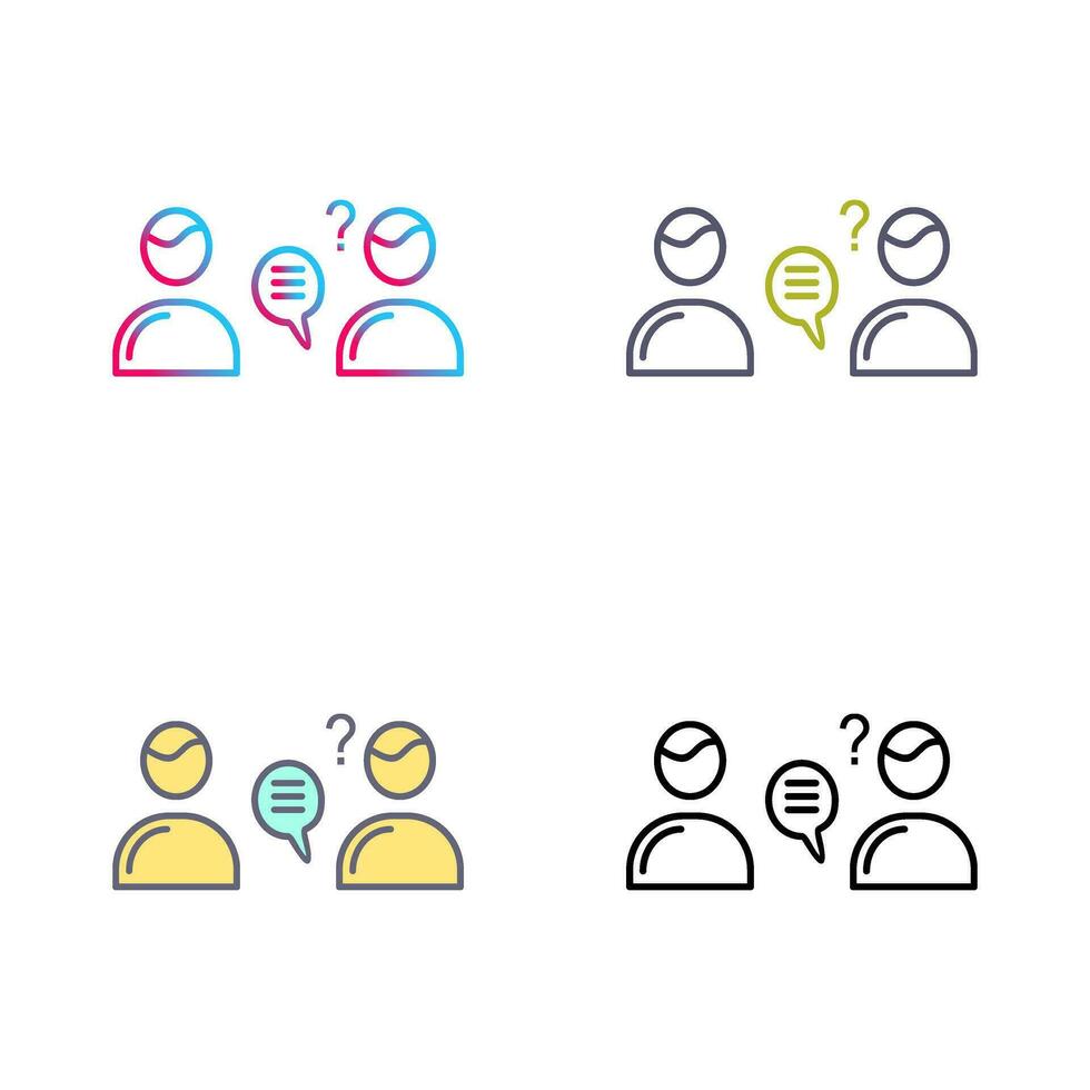 Unique Consulting Services Vector Icon