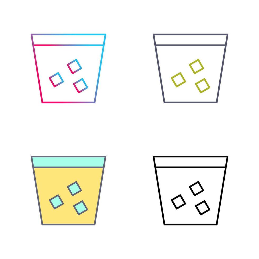 Unique Double Shot Vector Icon