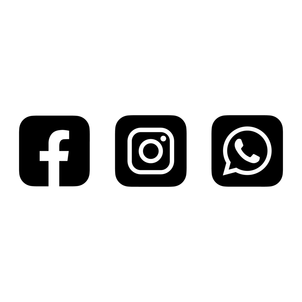 facebook logo black png