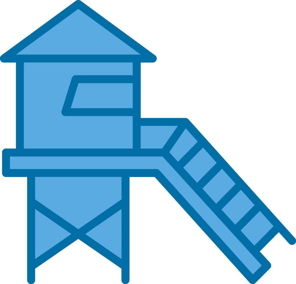 Lifeguard tower Vector Icon Design