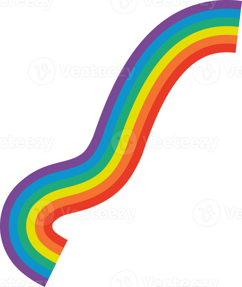 Rainbow brush stroke, rainbow color pattern, colors of the LGBT pride community. png