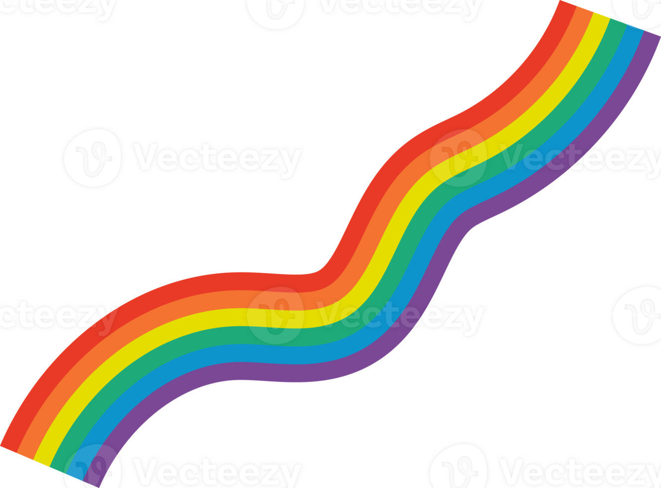 Rainbow brush stroke, rainbow color pattern, colors of the LGBT pride community. png